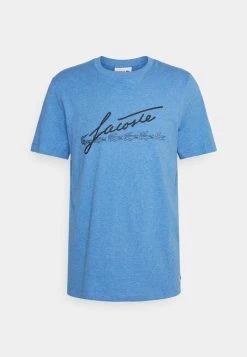 Bon marché 🌟 Lacoste T-shirt Imprimé - Bleu Chine 🎉