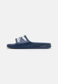 Meilleur prix 💯 Lacoste CROCO - Sandales De Bain - Navy/white ⌛
