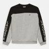 De gros 🎉 Lacoste Sweatshirt - Gris Chine Noir 💯
