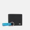 De gros ✨ Lacoste SET - Portefeuille - Noir/ibiza Blanc 🛒