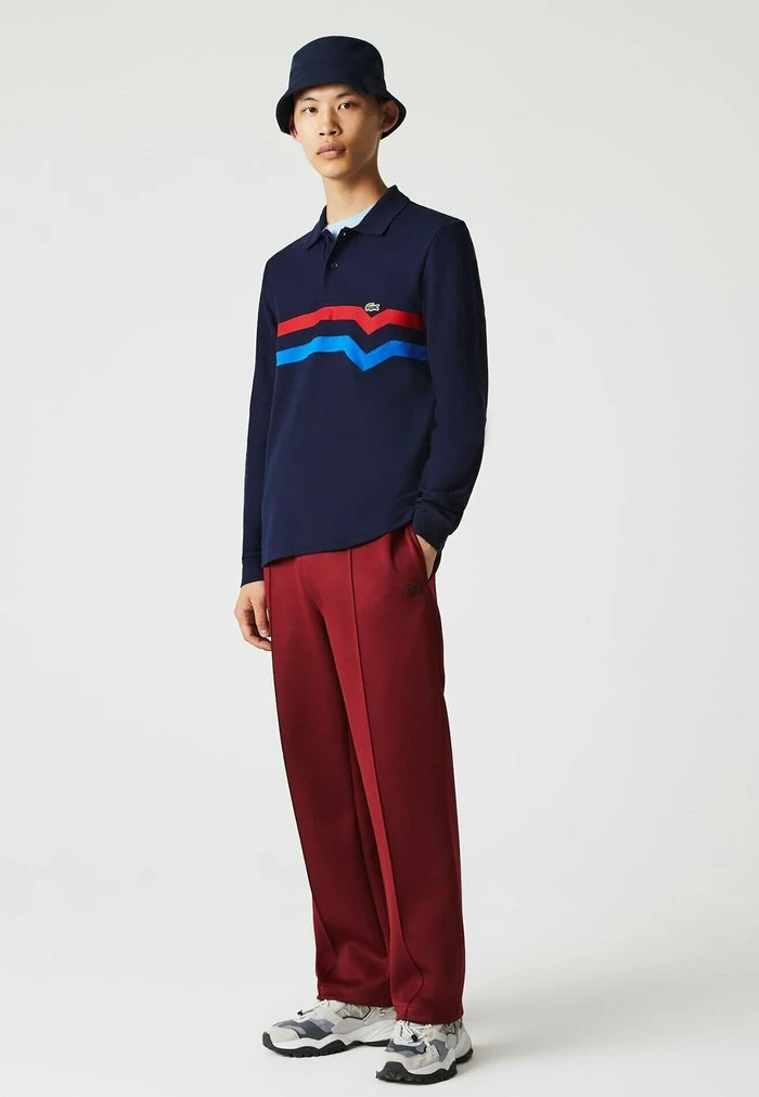 Vente flash 🧨 Lacoste Polo - Bleu Marine / Rouge / Bleu ✨ 1 Vente flash 🧨 Lacoste Polo - Bleu Marine / Rouge / Bleu ✨