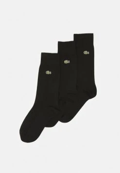 Budget ✨ Lacoste 3 PACK - Chaussettes - Noir/vert 🛒
