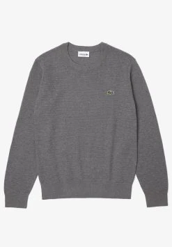 Top 10 🧨 Lacoste Pullover - Heather Lead ⌛