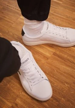 Meilleure vente 👏 Lacoste CARNABY - Baskets Basses - White/dark Green 🌟 -Pas Cher Lacoste Boutique dd213e5f17794de7a9fcdde963984cf4