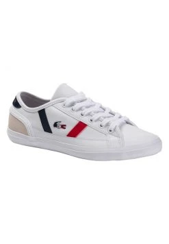 De gros 🎁 Lacoste Baskets Basses - Wht/nvy/red ⭐ -Pas Cher Lacoste Boutique e09306873191491c8f9ed62c3588bee6