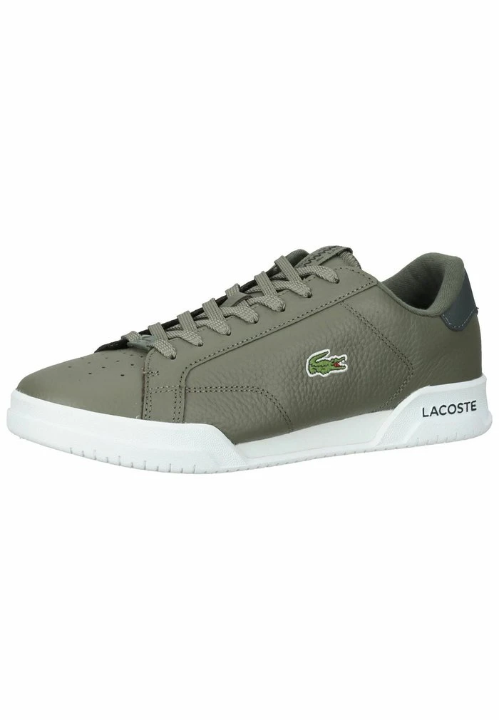 De gros 👏 Lacoste Baskets Basses - Khk Dk Gry Da 🎁 1 De gros 👏 Lacoste Baskets Basses - Khk Dk Gry Da 🎁