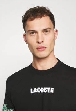 Bon marché 🔥 Lacoste T-shirt à Manches Longues - Noir ✨ -Pas Cher Lacoste Boutique e36e88623c414c4cbb3e7c3f442eb628