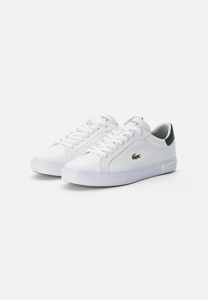 Meilleur prix ✨ Lacoste POWERCOURT - Baskets Basses - Wht/dk Grn 😉 2 Meilleur prix ✨ Lacoste POWERCOURT - Baskets Basses - Wht/dk Grn 😉 – Image 2