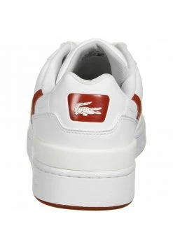 Budget 🎉 Lacoste Baskets Basses - Wht Red ✨ -Pas Cher Lacoste Boutique e539a35e88634cdc9938ee3d564ae179