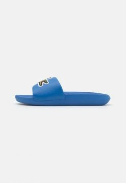 Vente flash ⭐ Lacoste CROCO SLIDE - Mules - Blue/green ✔️