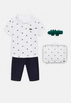 Vente flash ✨ Lacoste SET - Pantalon Classique - Navy Blue/white 😀