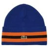 Le moins cher ❤️ Lacoste UNISEX - Bonnet - Bleu / Orange / Bleu Marine 💯