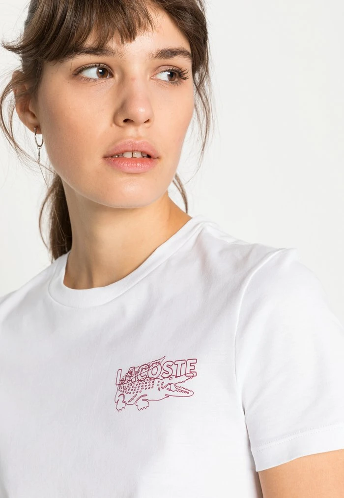 Coupon 😀 Lacoste T-shirt Imprimé - White ✨ 5 Coupon 😀 Lacoste T-shirt Imprimé - White ✨ – Image 5