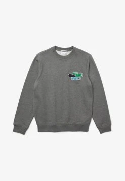 Top 10 🥰 Lacoste Sweatshirt - Gris Chine 🌟