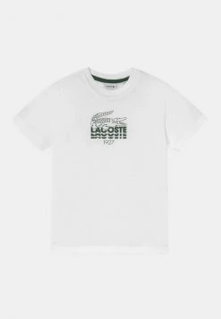 Vente flash ✔️ Lacoste T-shirt Imprimé - White 🤩