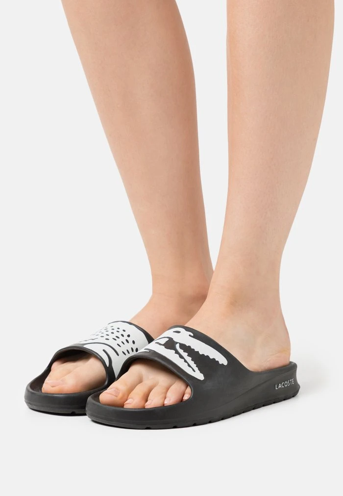 Grosses soldes 😍 Lacoste CROCO - Mules - Black/white ❤️ 1 Grosses soldes 😍 Lacoste CROCO - Mules - Black/white ❤️