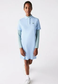 Budget 🛒 Lacoste Robe En Jersey - Bleu 😀