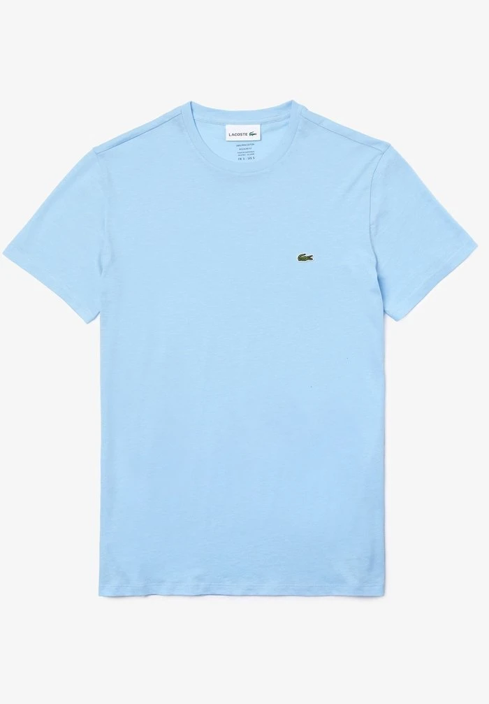 Bon marché ❤️ Lacoste T-shirt Basique - Bleu 🎉 5 Bon marché ❤️ Lacoste T-shirt Basique - Bleu 🎉 – Image 5