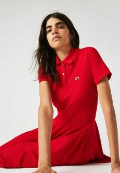 Le moins cher 💯 Lacoste Robe En Jersey - Rouge 🎉 -Pas Cher Lacoste Boutique fb6e97b27ace4be1a4891c6c25156de2