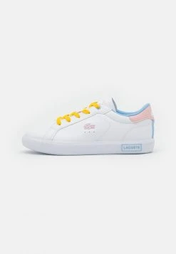 Meilleure vente 🌟 Lacoste POWER COURT EXCLUSIVE - Baskets Basses - White/pink ⌛