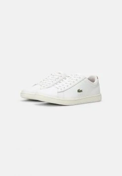 Budget 🛒 Lacoste CARNABY EVO - Baskets Basses - White/brown 😍 -Pas Cher Lacoste Boutique fef569bcb11649858f15579b0a521b34